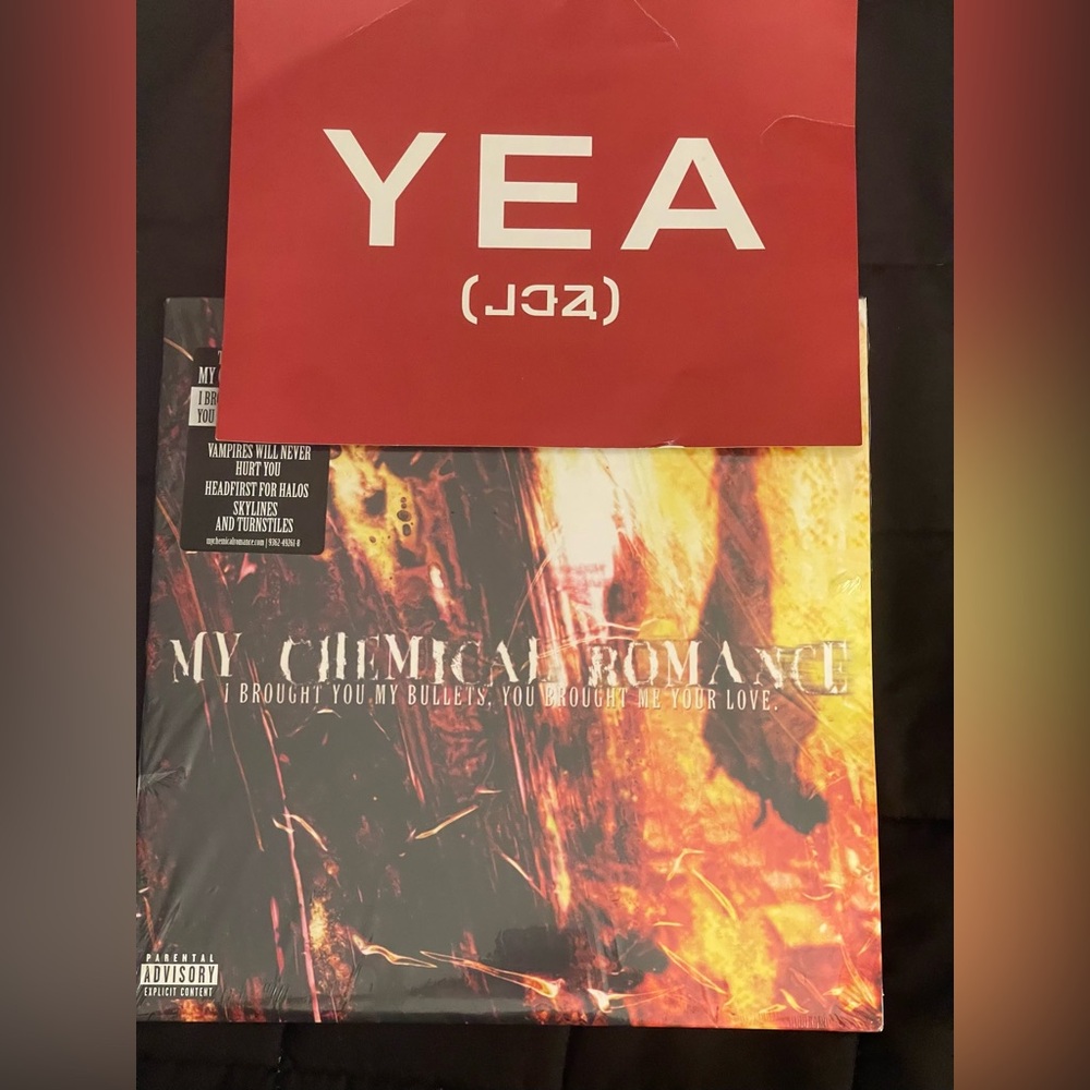 My Chemical Romance Vinyl Record - Black and Red